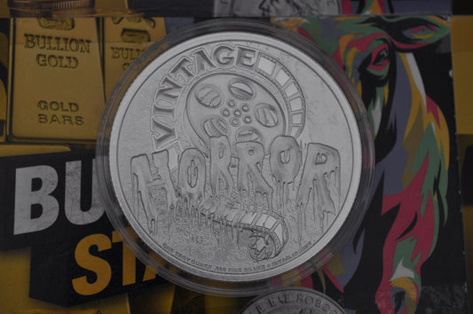 1oz Silver Dr. Jekyll & Mr. Hyde Coin | Intaglio Mint | Vintage Horror Series | .999 Fine | High Relief