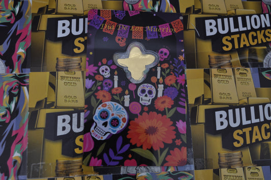 2026 Republic of Liberia – Día de los Muertos | 1/1000th oz .9999 Fine Gold Coin | In Collectible Card
