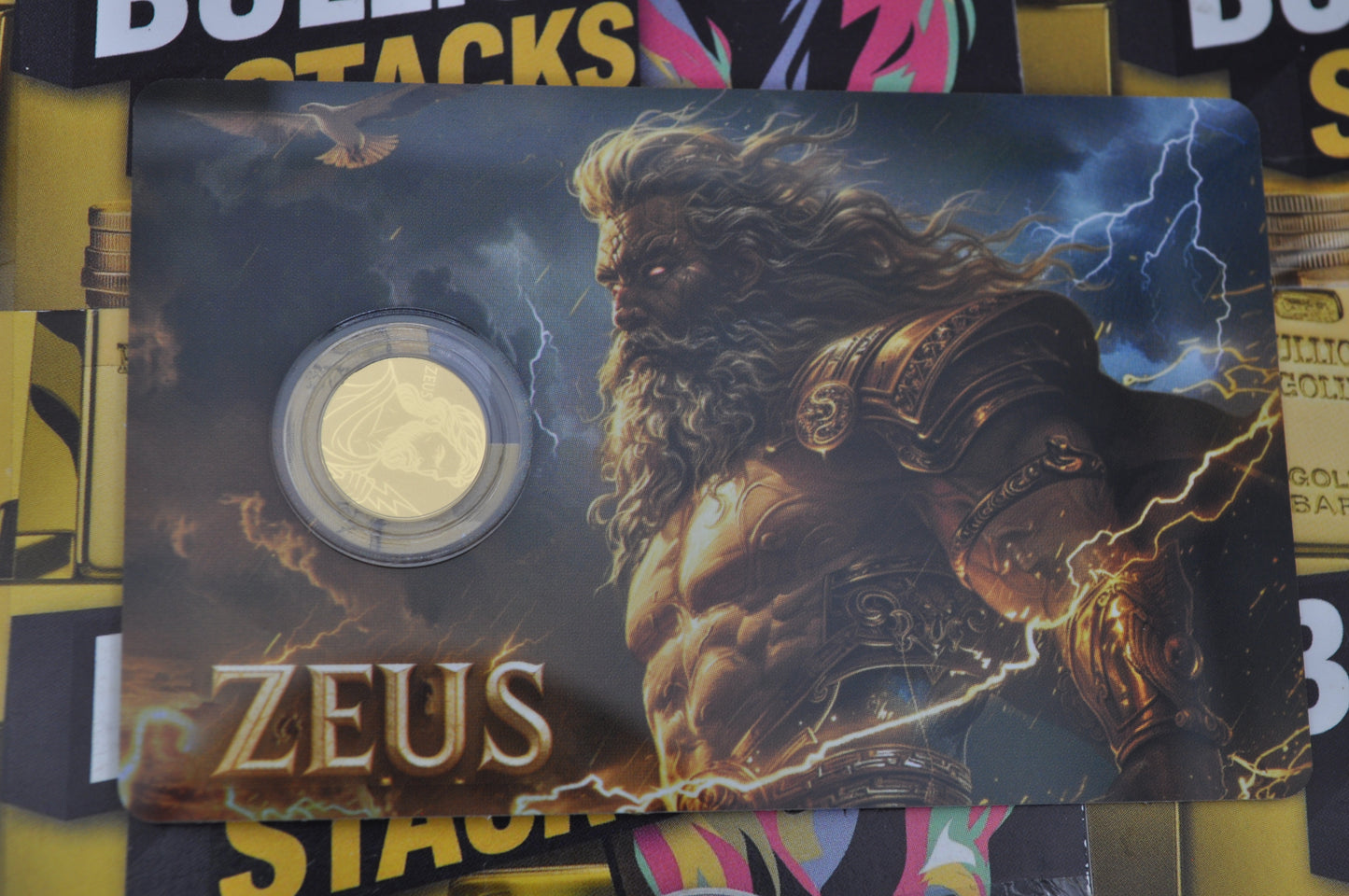 Niue Greek Mythology – Zeus | 1/1000th oz .9999 Fine Gold Coin | Limited Edition Collectible
