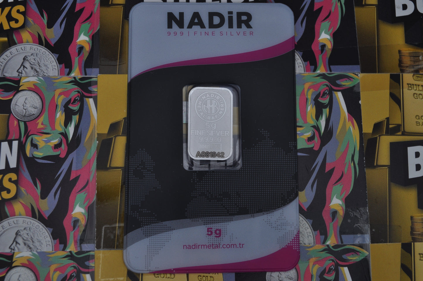 Nadir 5g Silver Bar | .999 Fine Silver | Sealed Assay Card