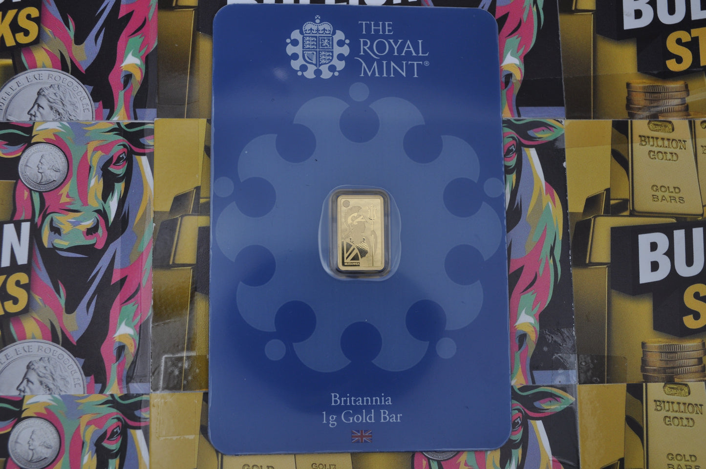 1g Gold Britannia | Royal Mint | .9999 Fine Gold | Advanced Security Design | In Assay Card