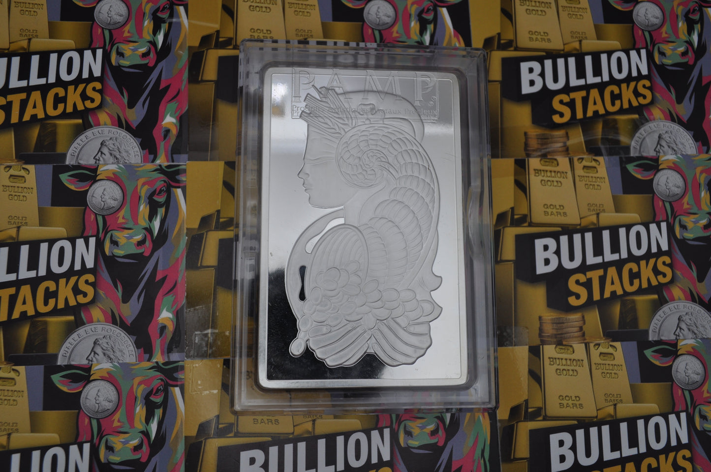 PAMP Suisse 5oz Lady Fortuna Silver Bar – .999 Fine Silver – In Assay with COA