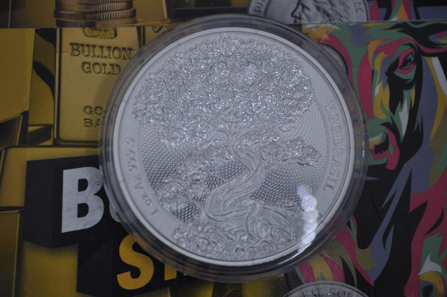 2025 Germania Mint 1oz Silver Yggdrasil Coin | .9999 Fine Silver | WITHOUT COA | Norse Mythology Series