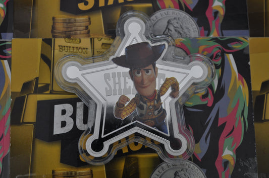 Disney Pixar – Toy Story (1995) 30th Anniversary | Woody | 1oz .999 Fine Silver Collectible Coin | Limited Edition