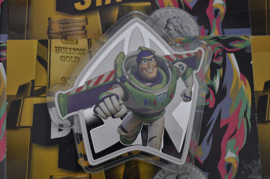 Disney Pixar – Toy Story (1995) 30th Anniversary | Buzz Lightyear | 1oz .999 Fine Silver Collectible Coin | Limited Edition
