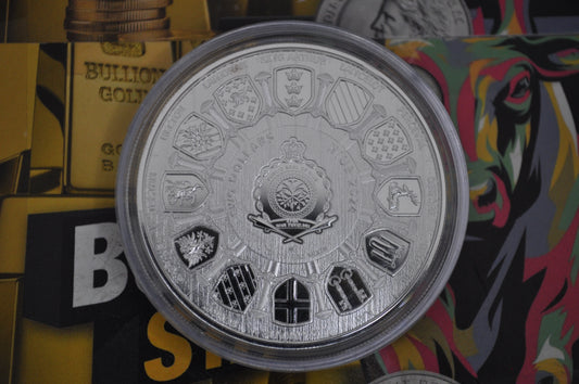 Asturmint 1oz Silver Sir Lancelot Coin | .999 Fine Silver | Legendary Knights Series | With COA