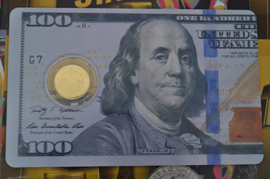 Republic of Liberia – Benjamin 1/1000 oz Gold Coin | .9999 Fine Gold | Limited Edition | In Assay Card