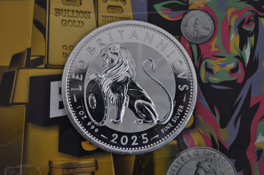 2025 The British Lion 1oz Silver Coin | .999 Fine Silver | The Royal Mint | Brilliant Uncirculated