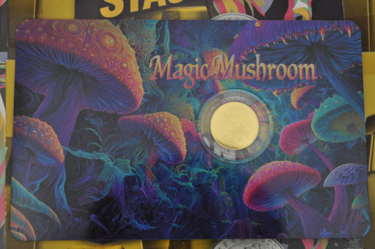 Republic of Liberia – Magic Mushrooms  1/1000th oz Gold Coin | .9999 Fine Gold