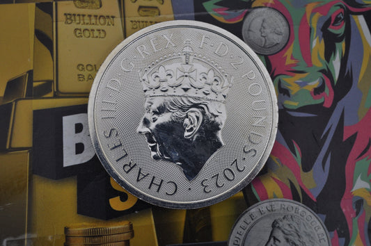 2023 1oz Silver Britannia | King’s Coronation Edition | .999 Fine Silver | The Royal Mint