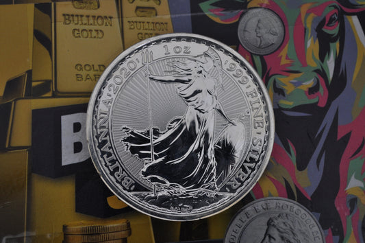 2020 1oz Silver Britannia | Rat Privy Mark | .999 Fine Silver | The Royal Mint