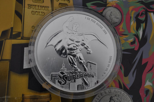2023 1oz Silver Superman Coin | Samoa | DC Comics Collectible | .999 Fine Silver