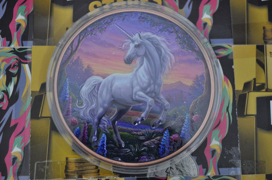 UNICORN Mythical Creatures High Relief 5 oz Copper Round
