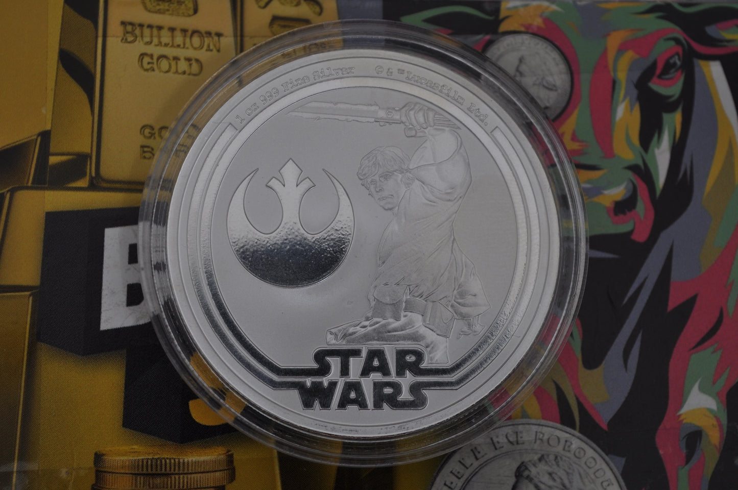 2025 Niue 1oz Silver Luke Skywalker Coin | Star Wars™ | .999 Fine Silver Collectible