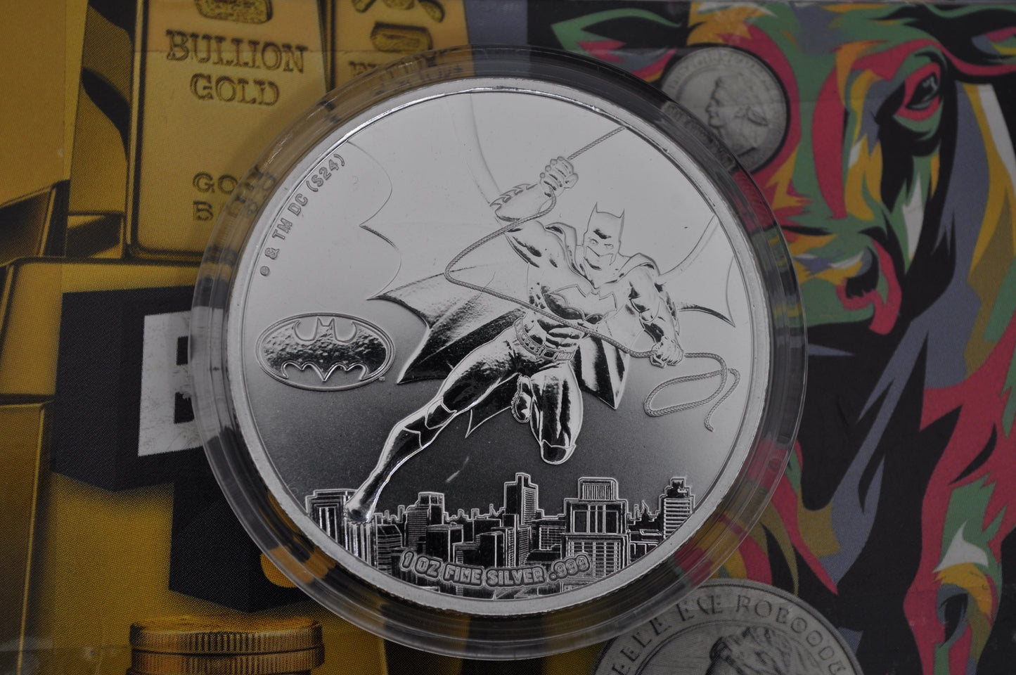 2024 1oz Silver Batman Coin | Samoa | DC Comics™ Collectible | .999 Fine Silver