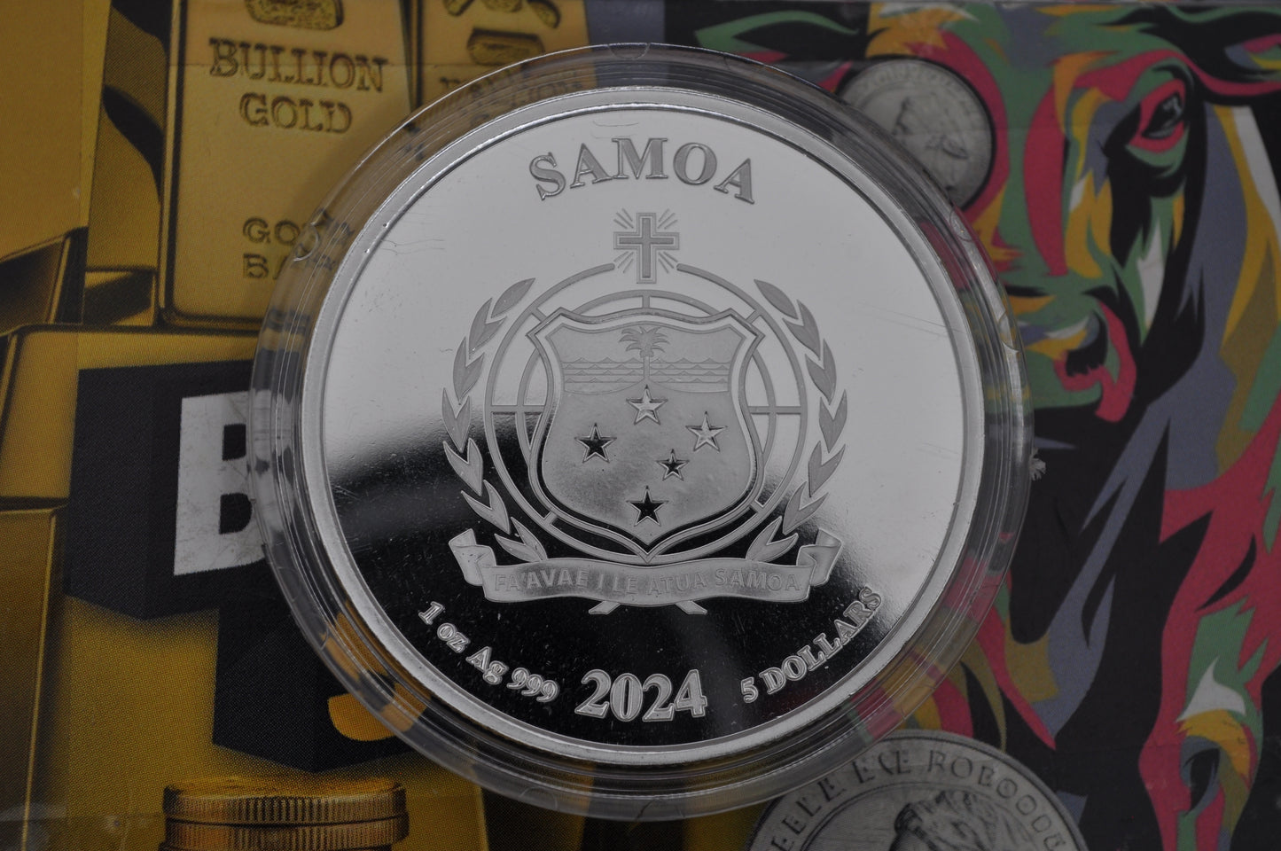 2024 1oz Silver Batman Coin | Samoa | DC Comics™ Collectible | .999 Fine Silver