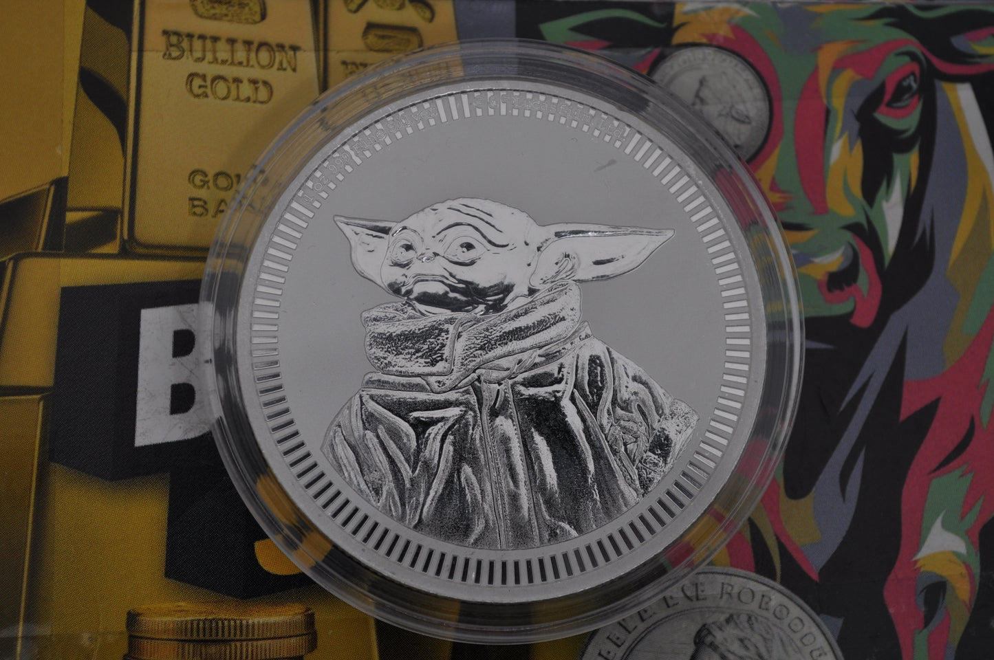 2023 Niue 1oz Silver Yoda Coin | Star Wars™ Collectible | .999 Fine Silver