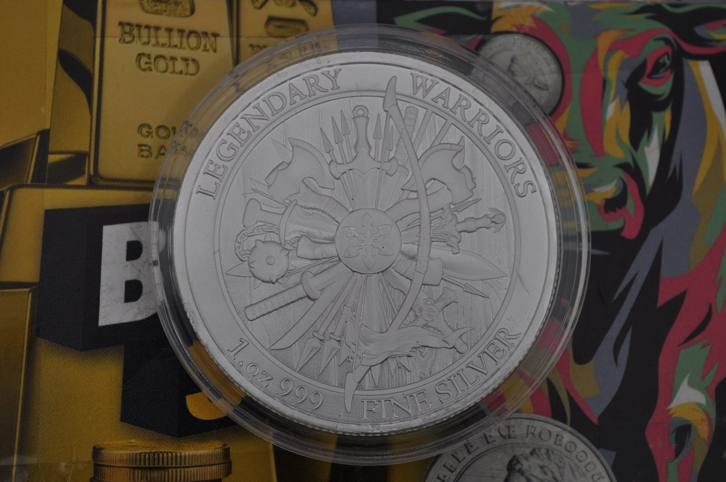 1oz Silver Sitting Bull Coin | Legendary Warriors Series | .999 Fine Silver