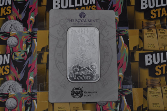 1oz Silver Bar – Odin | The Royal Mint x Germania Mint | .9999 Fine Silver (Assay Card)