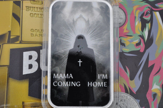 1oz Silver Bar – Mama I’m Coming Home | Ozzy Osbourne | Limited Mintage 666 | .999 Fine Silver