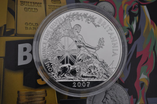 2007 1oz Silver Britannia Coin