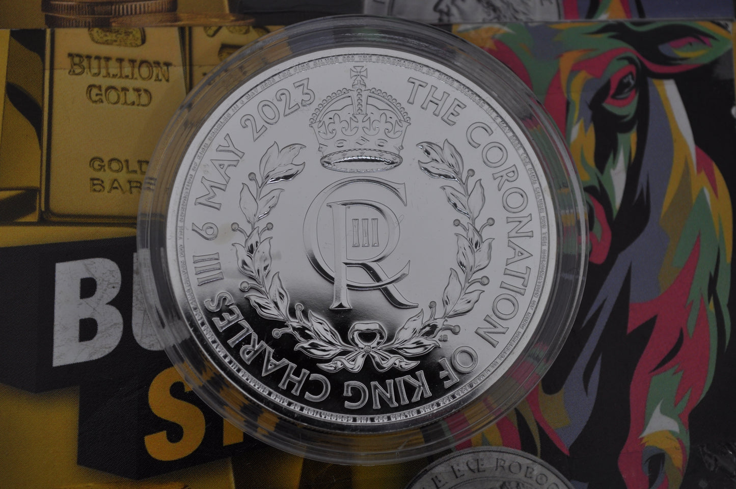 2023 1oz Silver King Charles III Coronation Coin | The Royal Mint | .999 Fine Silver | In Capsule