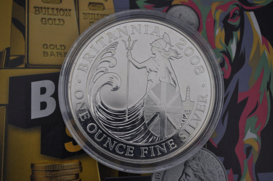 2008 1oz Silver Britannia Coin