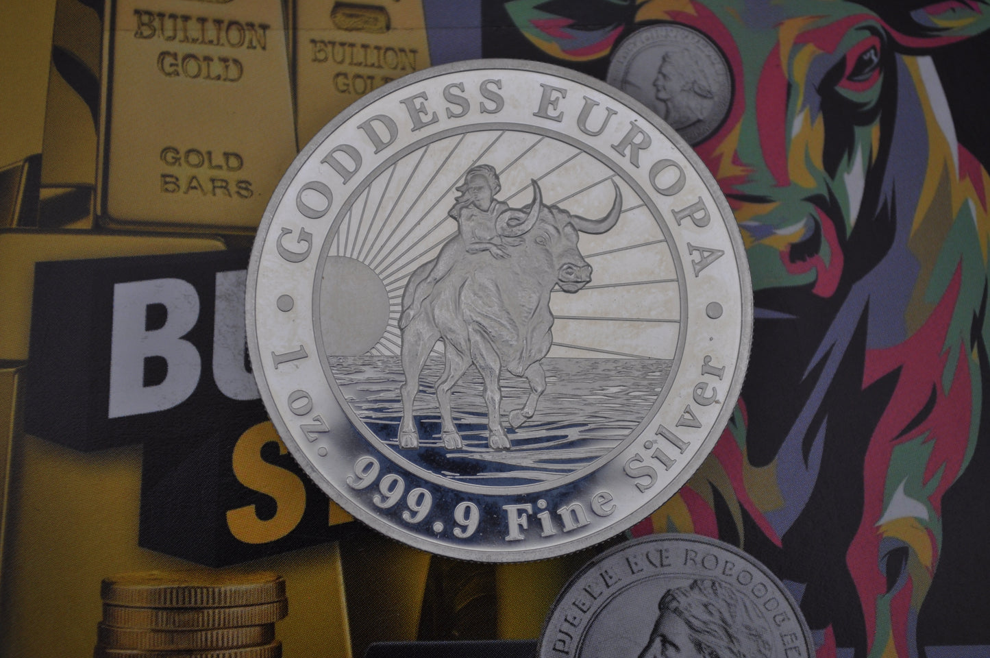 2022 1oz Silver Goddess Europa Bullion Coin