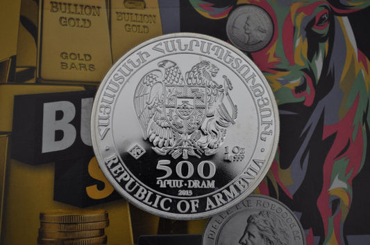 2013 1oz Silver Armenian Noah's Ark Coin