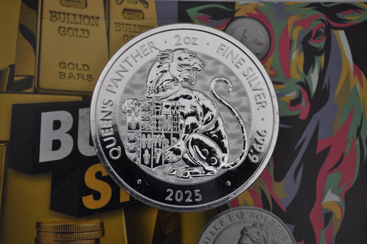 2025 2oz Silver Queen's Beast Panther Coin