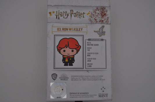 Niue 1oz Ron Weasley Chibi Coin – .999 Fine Silver – Officially Licensed