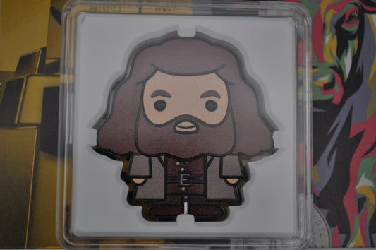 Niue 1oz Rubeus Hagrid Chibi Coin – .999 Fine Silver – Officially Licensed