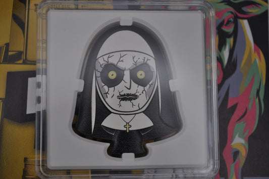 Niue 1oz The Nun Chibi Coin – “This is Horror” Series – .999 Fine Silver – Officially Licensed