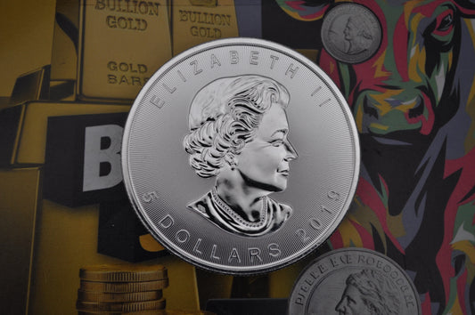 2019 1oz Silver Canadian Maple Coin