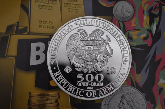 2014 1oz Silver Armenian Noah’s Ark Coin