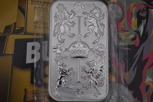 1oz Royal Mint "Celebrations" Silver Bar – .9999 Fine Silver