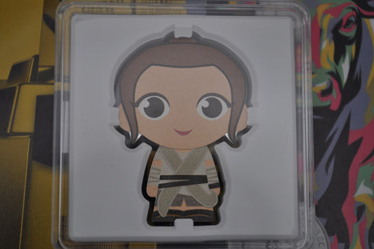 1oz Silver Star Wars™ Chibi® Coin – Rey™ #11 | New Zealand Mint