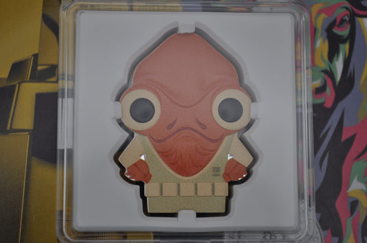 1oz Silver Star Wars™ Chibi® Coin – Admiral Ackbar™ #14 | New Zealand Mint