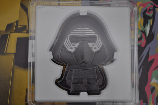1oz Silver Star Wars™ Chibi® Coin – Kylo Ren™ #10 (2021) | New Zealand Mint