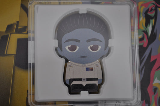1oz Silver Star Wars™ Chibi® Coin – Grand Admiral Thrawn™ #1 (2024) | New Zealand Mint