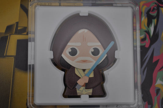 1oz Silver Star Wars™ Chibi® Coin – Obi-Wan Kenobi™ #09 | New Zealand Mint