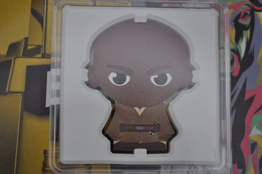 1oz Silver Star Wars™ Chibi® Coin – Mace Windu™ (2023) | New Zealand Mint