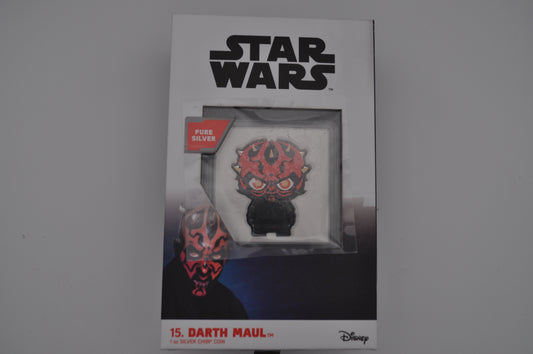 1oz Silver Star Wars™ Chibi® Coin – Darth Maul™ #15 (2022) | New Zealand Mint