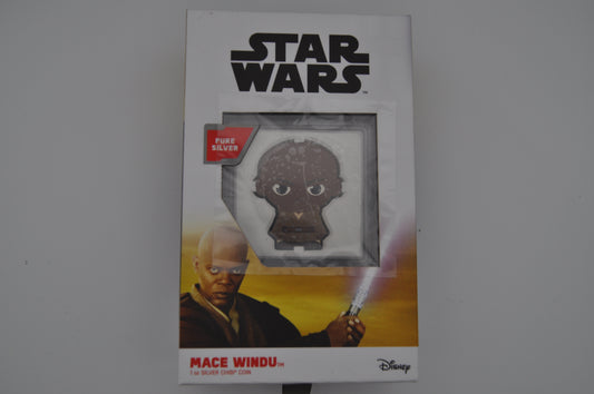1oz Silver Star Wars™ Chibi® Coin – Mace Windu™ (2023) | New Zealand Mint