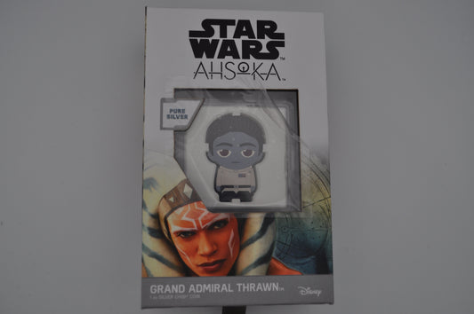 1oz Silver Star Wars™ Chibi® Coin – Grand Admiral Thrawn™ #1 (2024) | New Zealand Mint
