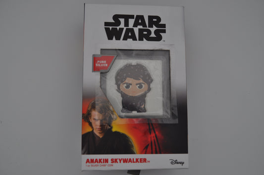 1oz Silver Star Wars™ Chibi® Coin – Anakin Skywalker™ (2023) | New Zealand Mint