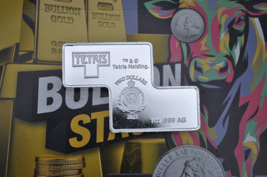 2023 Tetris™ Niue 1oz Silver $2 Coin – S-Tetrimino Block | New Zealand Mint