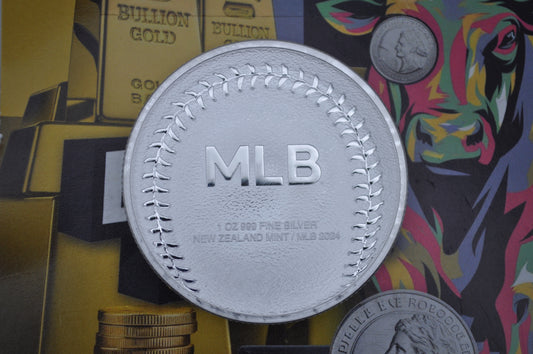1oz Silver Coin – Major League Baseball™ | New Zealand Mint | .999 Fine Silver