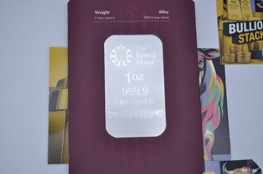 1oz Silver Bar – Odin | The Royal Mint x Germania Mint | .9999 Fine Silver (Assay Card)