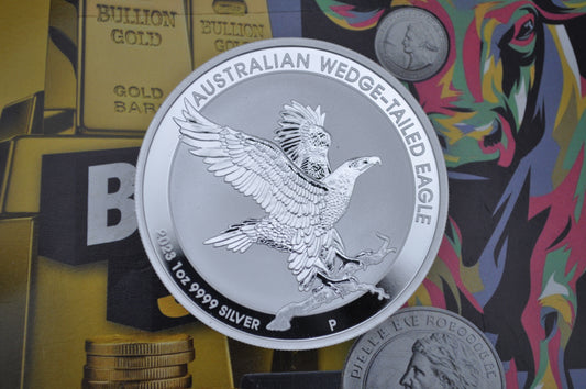 2023 1oz Silver Australian Wedge-Tailed Eagle | Perth Mint | .9999 Fine Silver